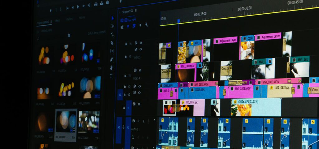 Adobe premiere edición de video