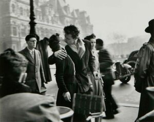 El beso en el Hotel de Ville, Paris, 1950.