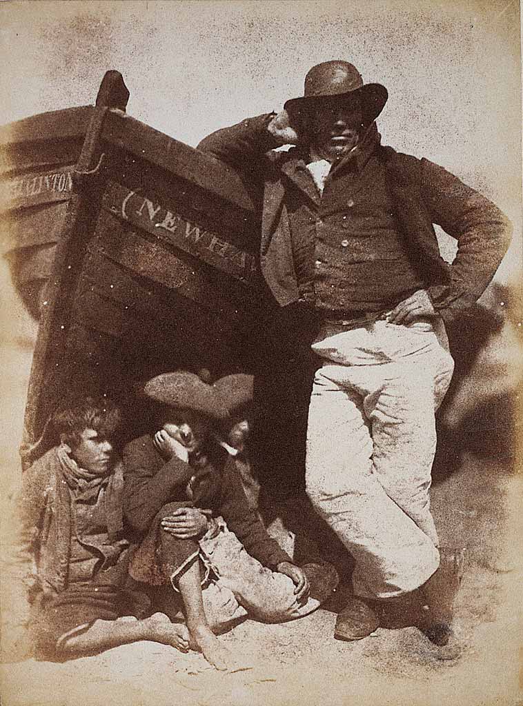 Pescadores en New-Haven entre 1843 y 1845 